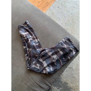 5/$20 💥 blue brown camo camouflage leggings soft medium AFALLON